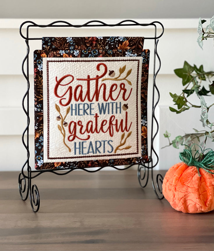 Embroidery Garden Gather Here Hanging included in Mini Hangings Bundle