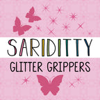 SARIDITTY Butterfly Glitter Grippers 27pc Set