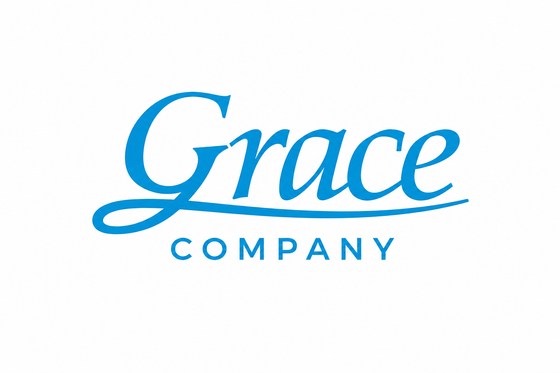 Grace Company logo in Lite Blue