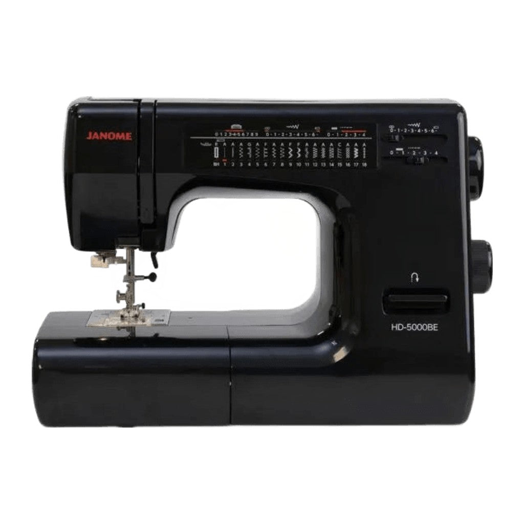 Janome HD-5000BE Black Edition Heavy Duty Sewing Machine