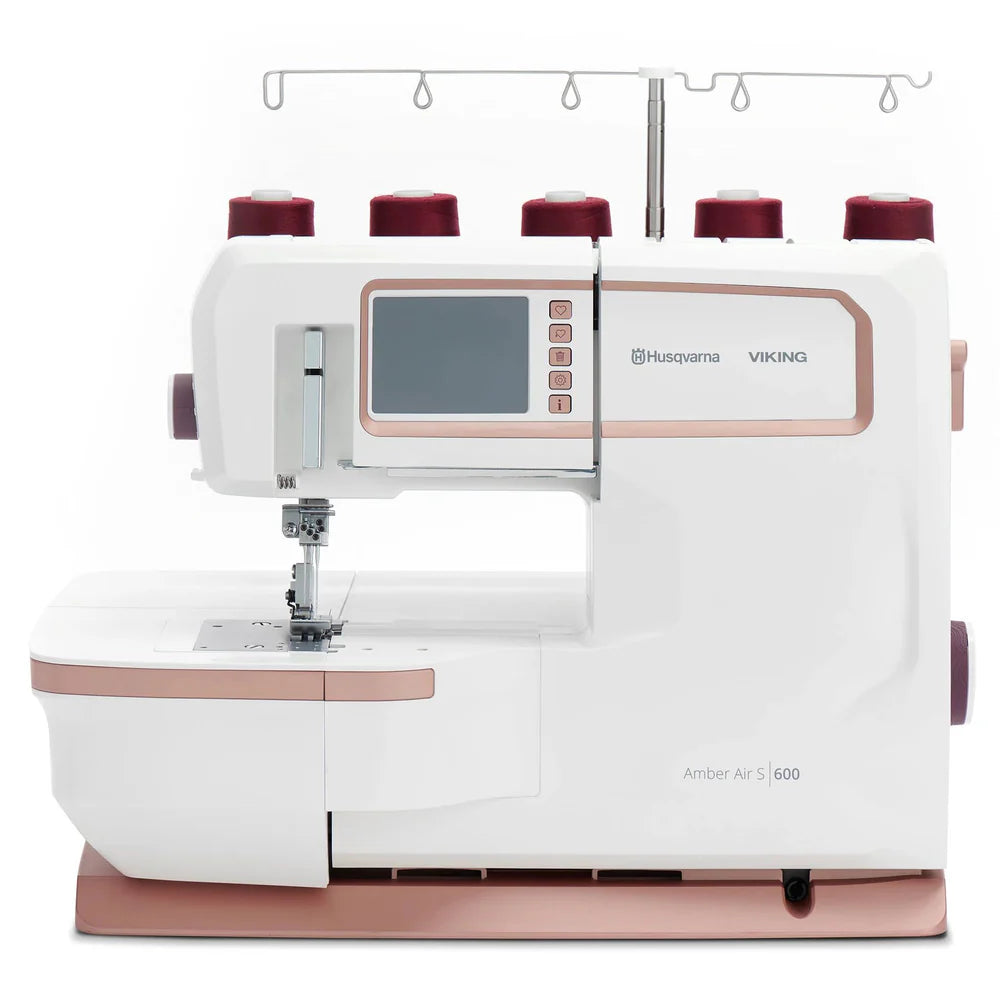 HUSQVARNA VIKING AMBER Air S 600 Coverlock Machine