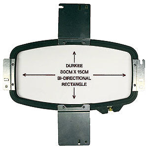 Durkee 30cm x 15cm Rectangular Hoop, 360 Needle Spacing, Happy Compatible product image