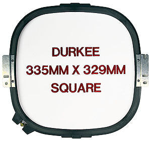 Durkee 335mm x 329mm Square Jacketback Hoop, 360 Needle Spacing, Happy Compatible product image