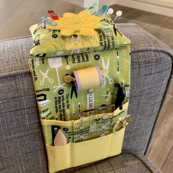 Embroidery Garden Armchair Caddy included in Sew Much Fun Bundle