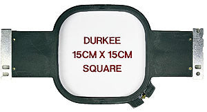Durkee 15 x 15cm (6"x6") Square Hoop, 360 Needle Spacing, SWF & Inbro Compatible product image