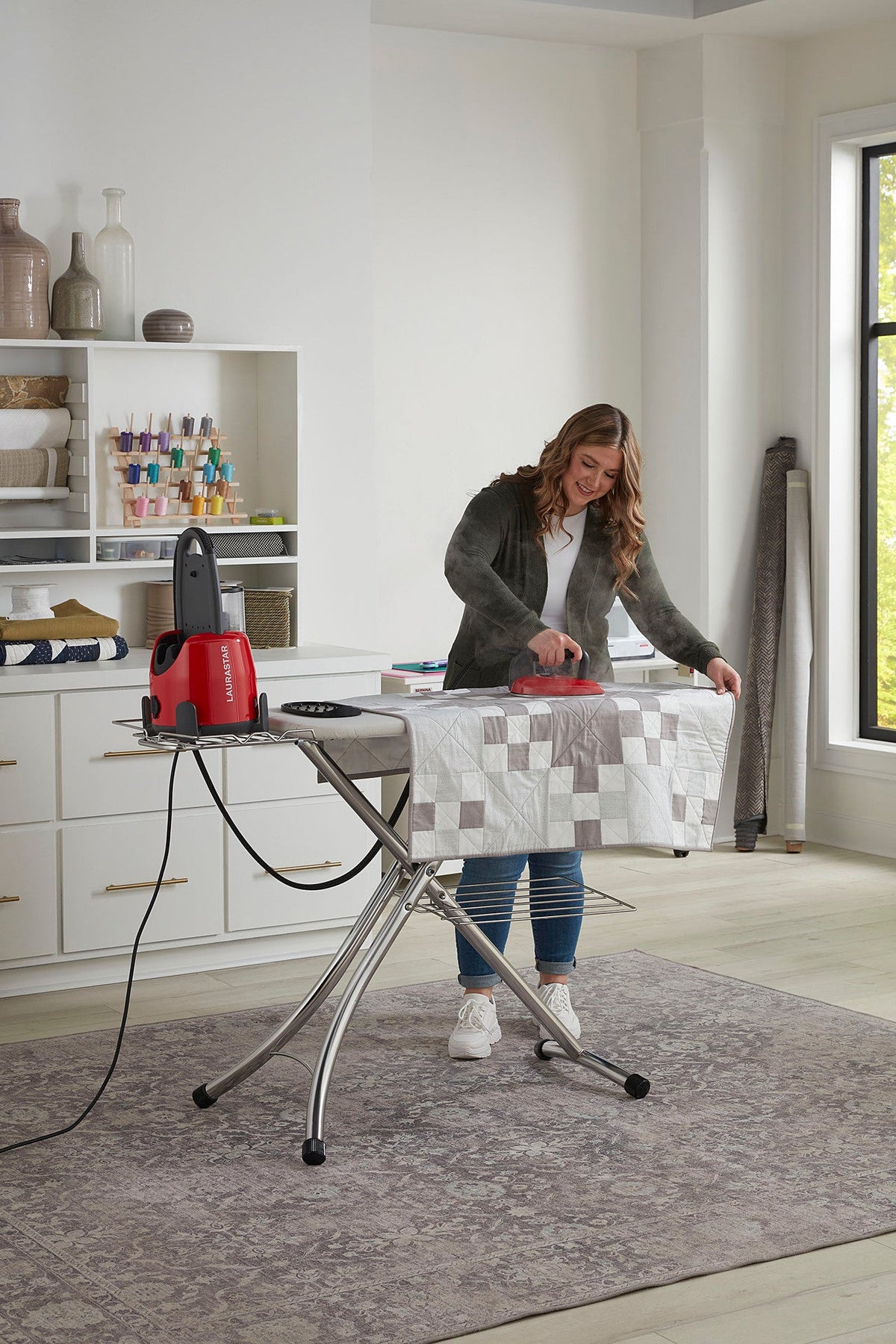 Laurastar Prestige Ironing Board - Grey Cover, view 3