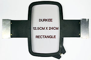 Durkee 12.5cm x 24cm (5" x 9") Rectangular Hoop, 400 Needle Spacing, Melco Compatible product image