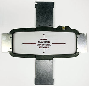 Durkee 30cm x 10cm Rectangular Hoop, 400 Needle Spacing, Melco Compatible product image