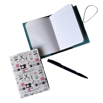 Embroidery Garden Mini Composition Notebook Cover included in Desk to Dorm Bundle