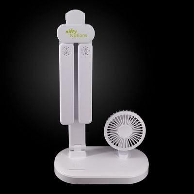 Nifty Notions LumiBreeze LED Desk Lamp and Fan — product view 3
