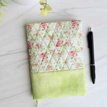 Embroidery Garden Dazzling Diamonds Notebook Cover included in Desk to Dorm Bundle