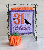 Embroidery Garden October 31 Hanging included in Mini Hangings Bundle