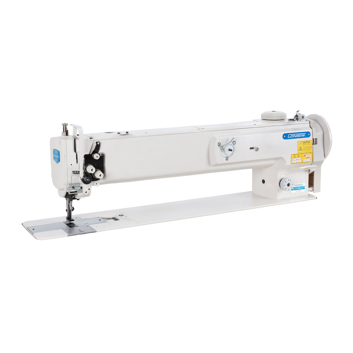 Consew P1510RBL-25 25" Single Needle Walking Foot Industrial Sewing Machine with Table & Servo Motor - product view 1