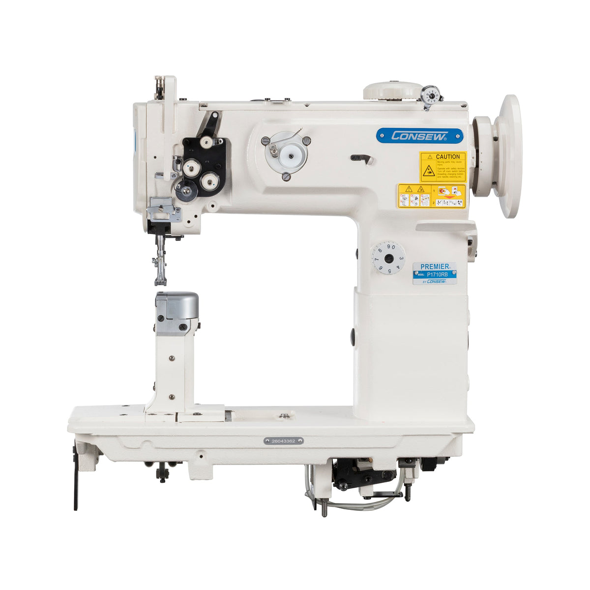Consew P1710RB Single Needle Post Bed Compound Feed Walking Foot Industrial Sewing Machine - product view 1