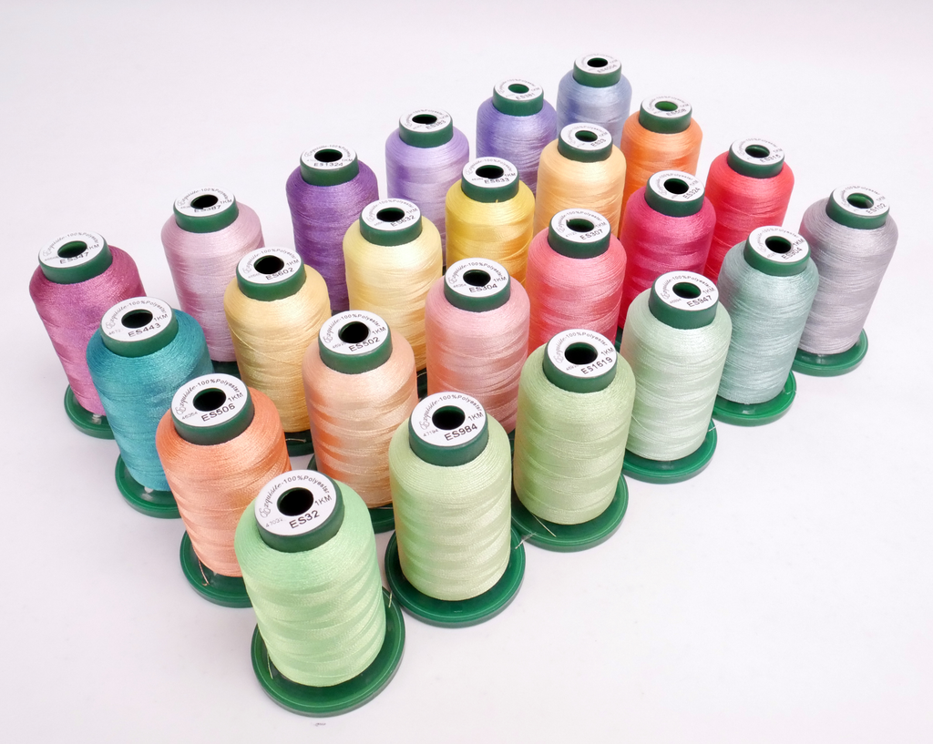 The Embroidery Store Exquisite Polyester 24 Color Thread Kits