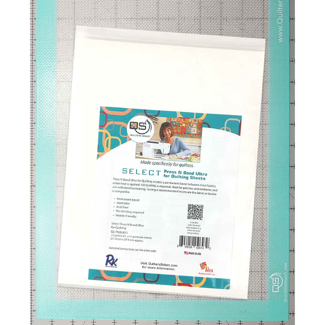 Quilters Select Press N Bond Ultra Sheets – 8.5″ x 11″ — manufacturer product view 1