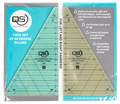 Quilters Select right and left 60-degree half-triangle ruler set