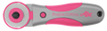 Quilters Select Poppie Cotton pink 45mm deluxe rotary cutter