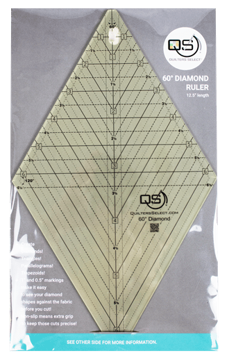 Quilters Select 60-degree diamond ruler