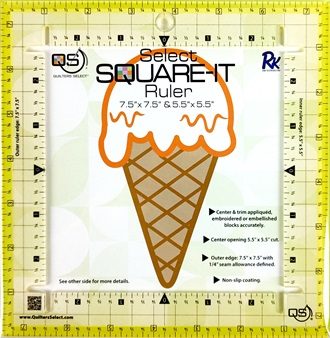 Quilters Select 7.5 inch Square-It ruler