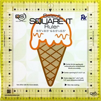 Quilters Select 8.5 inch Square-It ruler