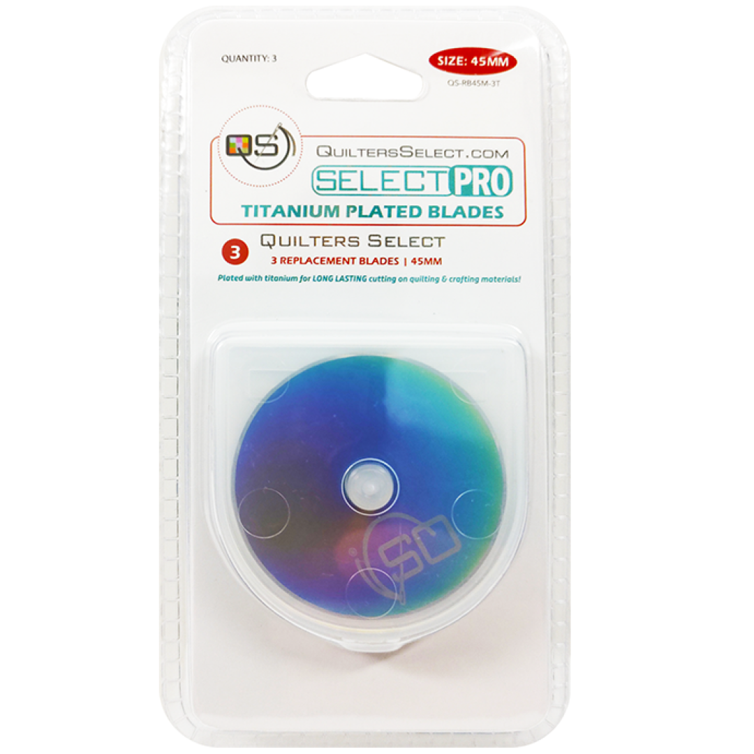 Quilters Select Pro Rotary Blade – 45mm, Titanium, 3pk — manufacturer product view 1