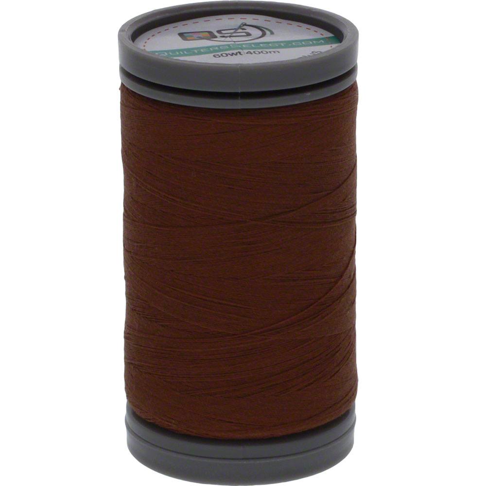 Quilters Select Perfect Cotton Plus 60wt Thread — Chocolate, 400m — individual spool