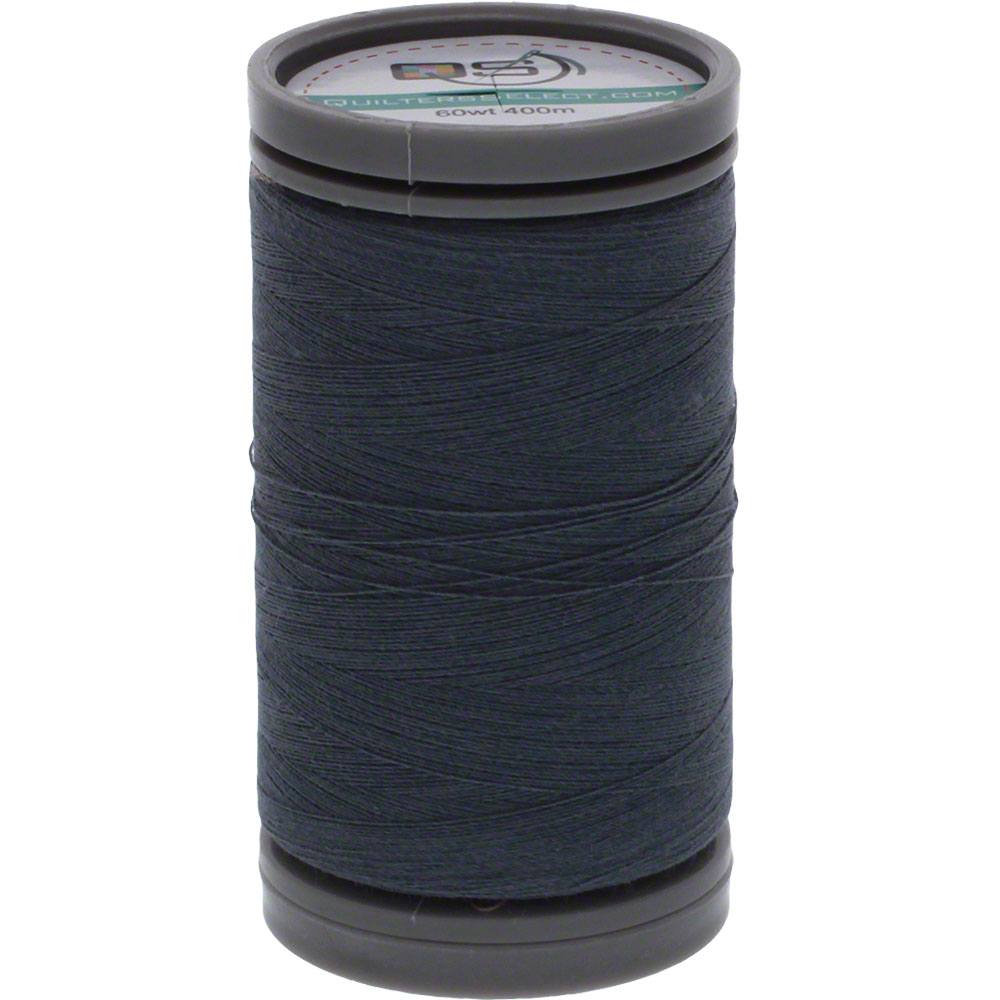 Quilters Select Perfect Cotton Plus 60wt Thread — Storm Cloud, 400m — individual spool