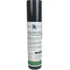 RNK Stick- Stitch-Tear BLACK 12″ x 10 yds — manufacturer product view 2