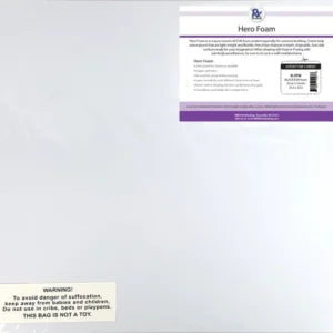 RNK White Creative Foam- EVA 2mm – 3 sheets per pkg – 23.5″ x 23.5″ — manufacturer product view 2