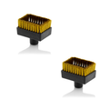Reliable 1000CCARECTB Rectangular Brass Brush for Brio Pro 1000CC, 2 Pack