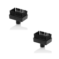 Reliable 1000CCARECTN Rectangular Nylon Brushes for Brio Pro 1000CC, 2 Pack