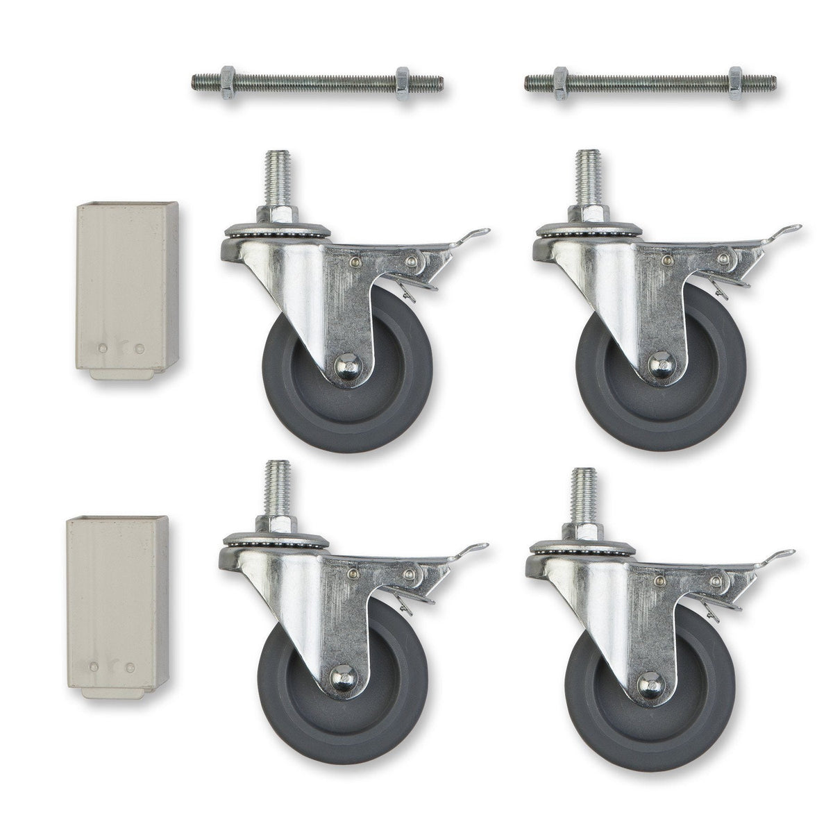 Reliable STANDCASTERSET Casters with lock for Industrial Sewing Machine Tables