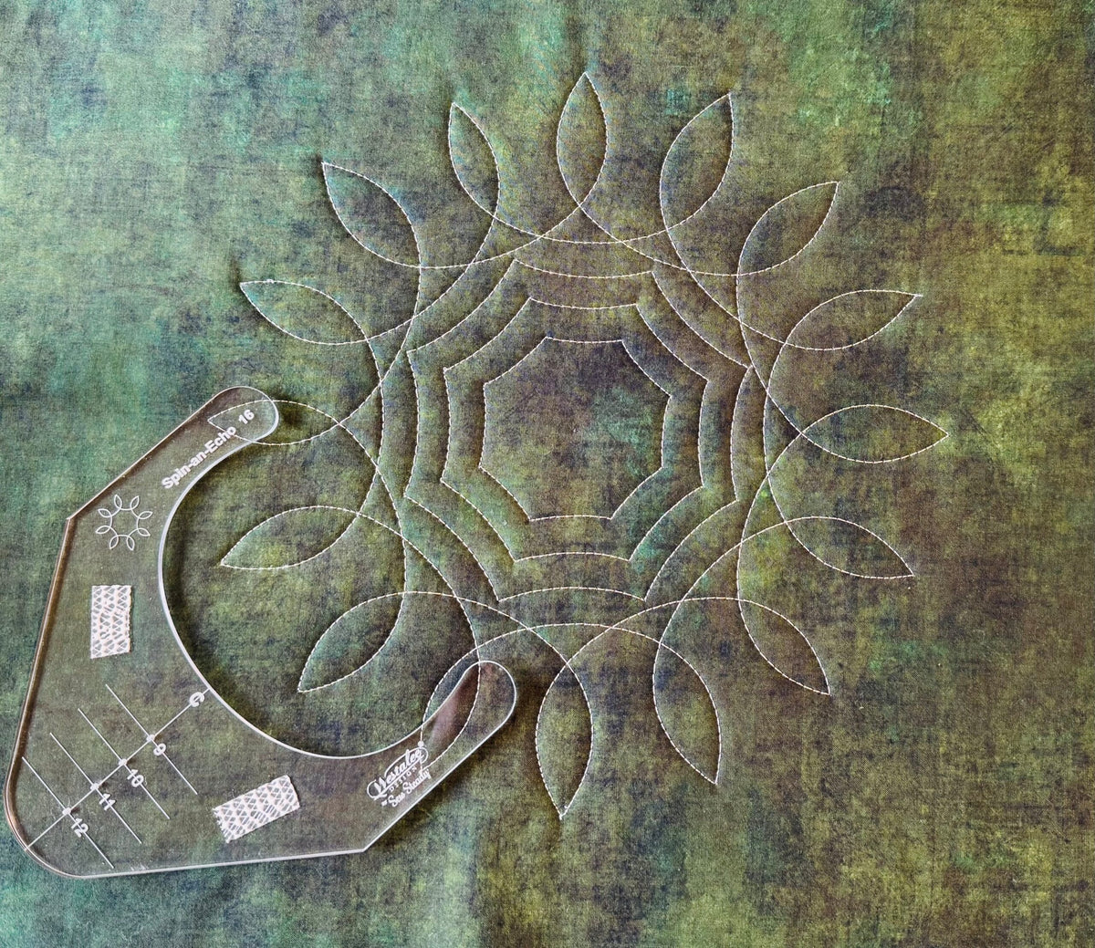 Westalee Design Spin An Echo Template #16