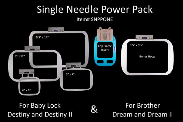 Durkee Single-Needle Power Pack 1 – Brother Dream / Baby Lock Destiny product image