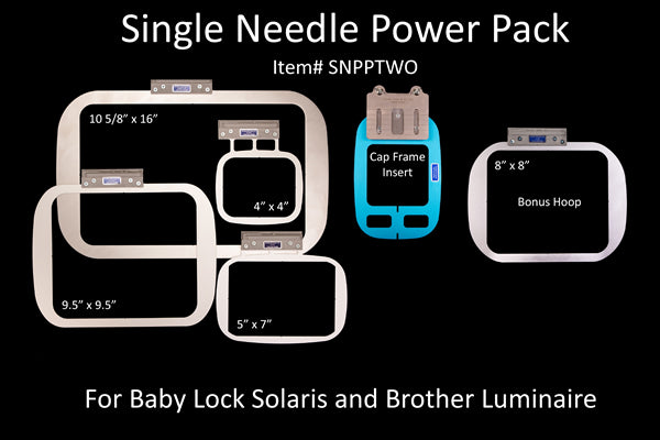 Durkee Single-Needle Power Pack 2 – Brother Luminaire / Baby Lock Solaris product image