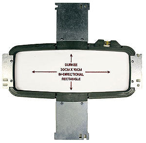 Durkee 30cm x 10cm Rectangular Hoop, 400 Needle Spacing, SWF & Inbro Compatible product image