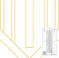 SARIDITTY 2pc Linear Channel Ruler Set