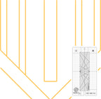 SARIDITTY 2pc Linear Channel Ruler Set
