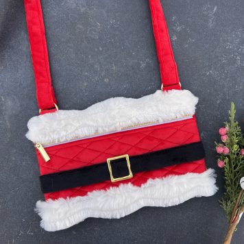 Embroidery Garden Kris Kringle Bag included in Holiday Purse Bundle