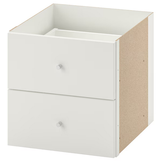 KALLAX two-drawer insert, furniture sold separately, for IKEA KALLAX Thread Storage Tray Insert