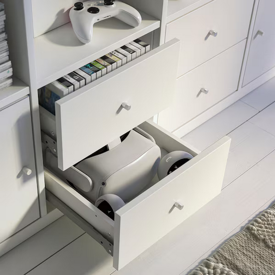 KALLAX drawers installed in shelving, furniture sold separately, for IKEA KALLAX Thread Storage Tray Insert