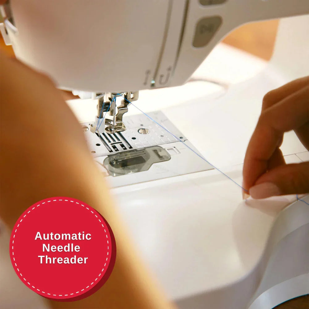 SINGER SE9180 sewing machine automatic needle threader feature threading needle for quick and easy setup