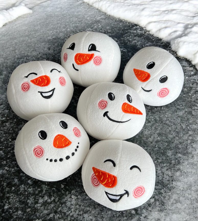 Embroidery Garden Snowman Snowballs Set 10 included in Snowball Bundle