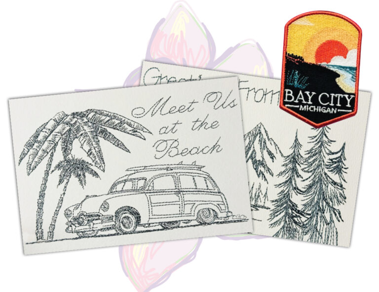 RNK Distributing Floriani Patches & Postcards Stabilizer Bundle - Postcard Designs Included, view 2
