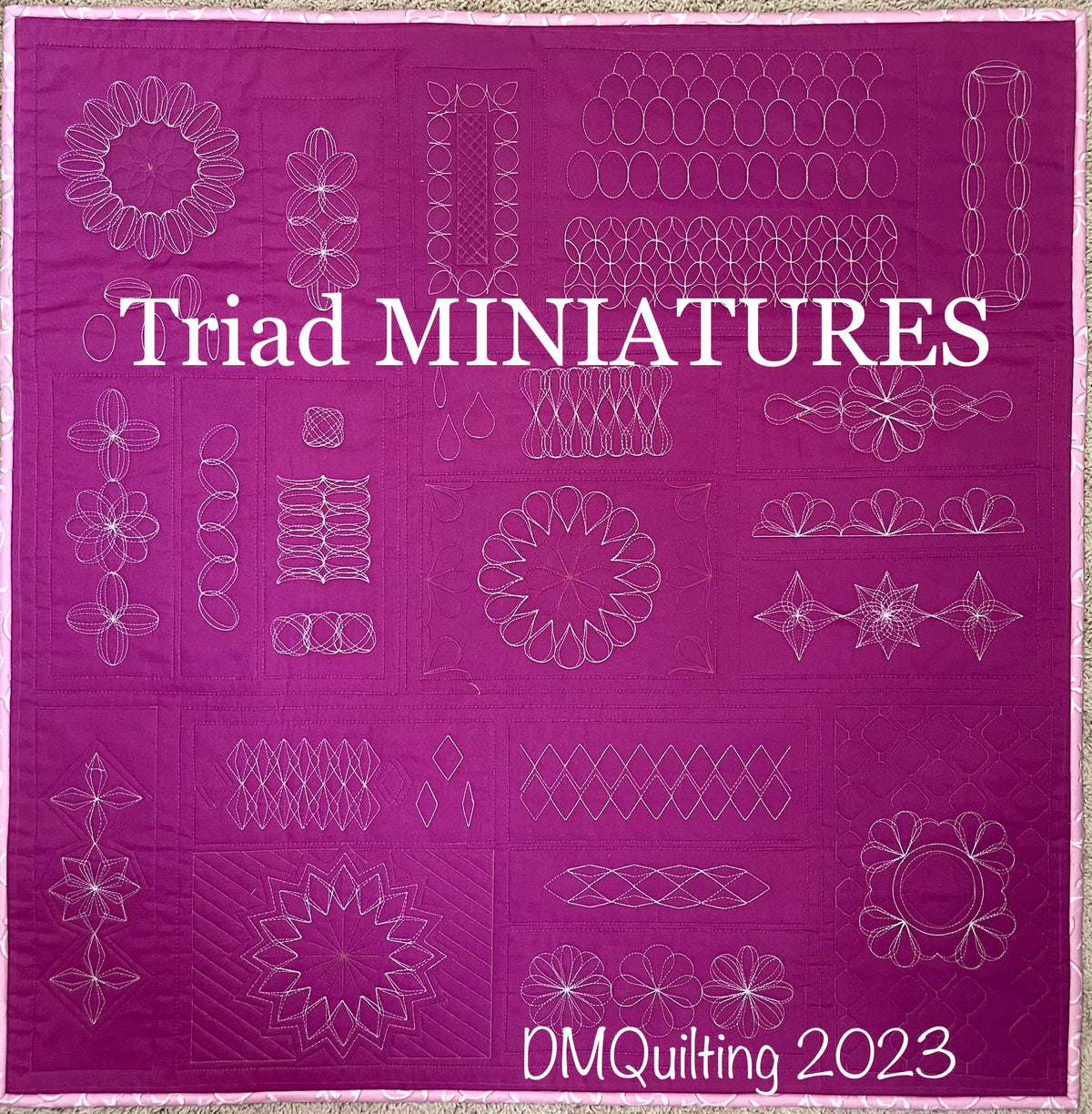 DMQuilting Triad Miniatures 3pc Template Set