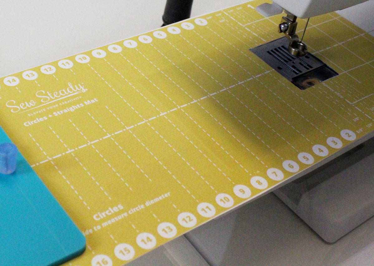 Sew Steady Universal Circles + Straights Tool & Mat