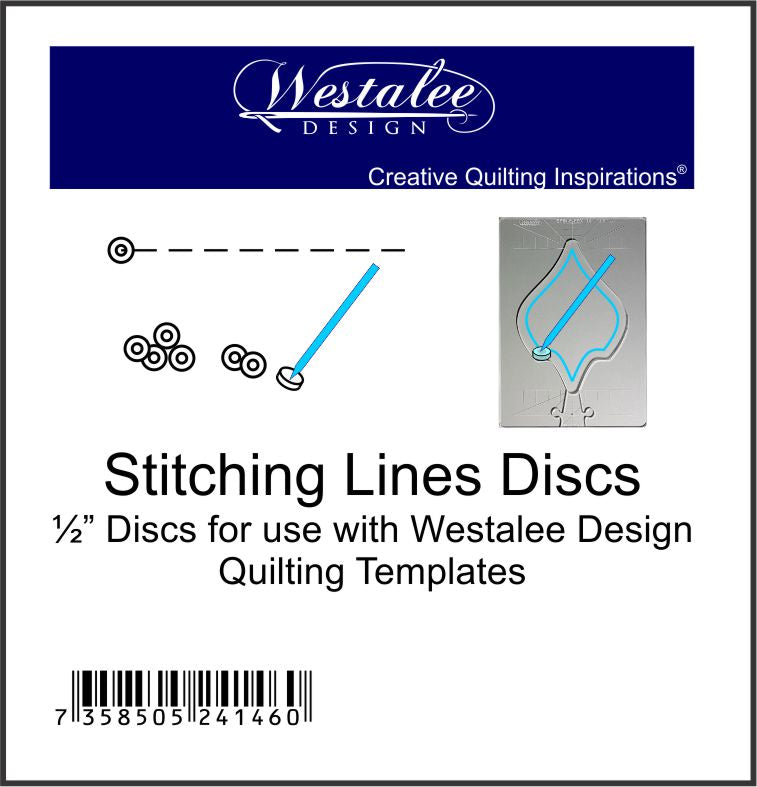Westalee Design Pink Stitching Line Discs