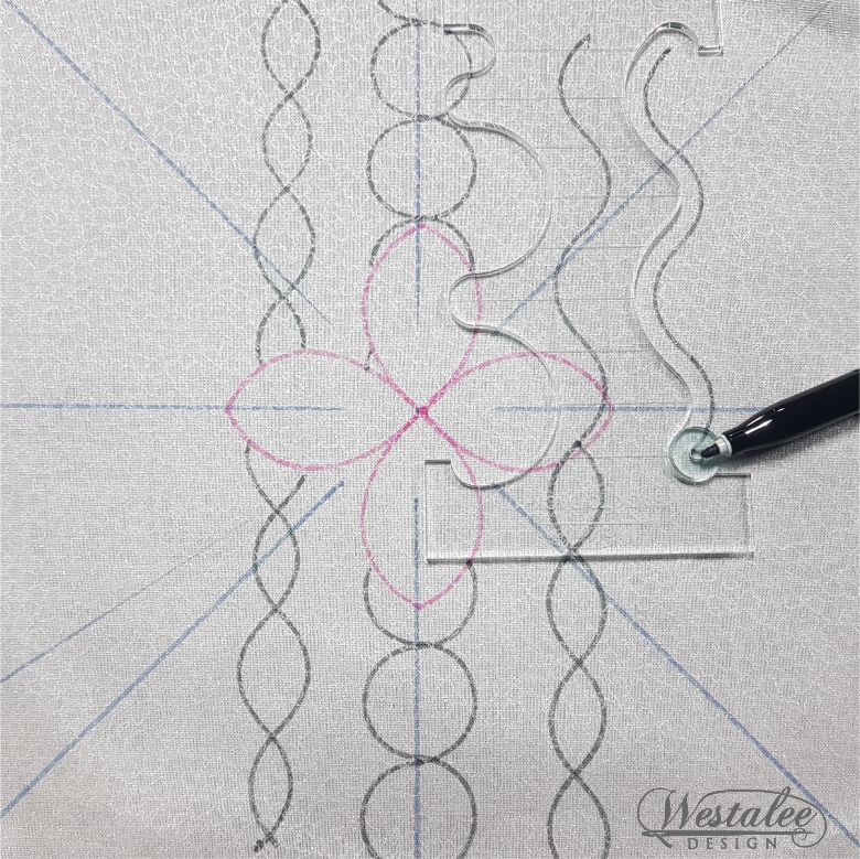 Westalee Design Pink Stitching Line Discs