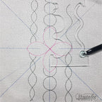 Westalee Design Pink Stitching Line Discs